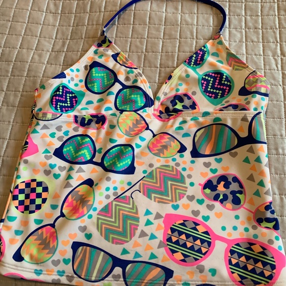 🦋 SALE !! 🔥 Top swim   girls size X/XL (12/14) - Picture 6 of 7